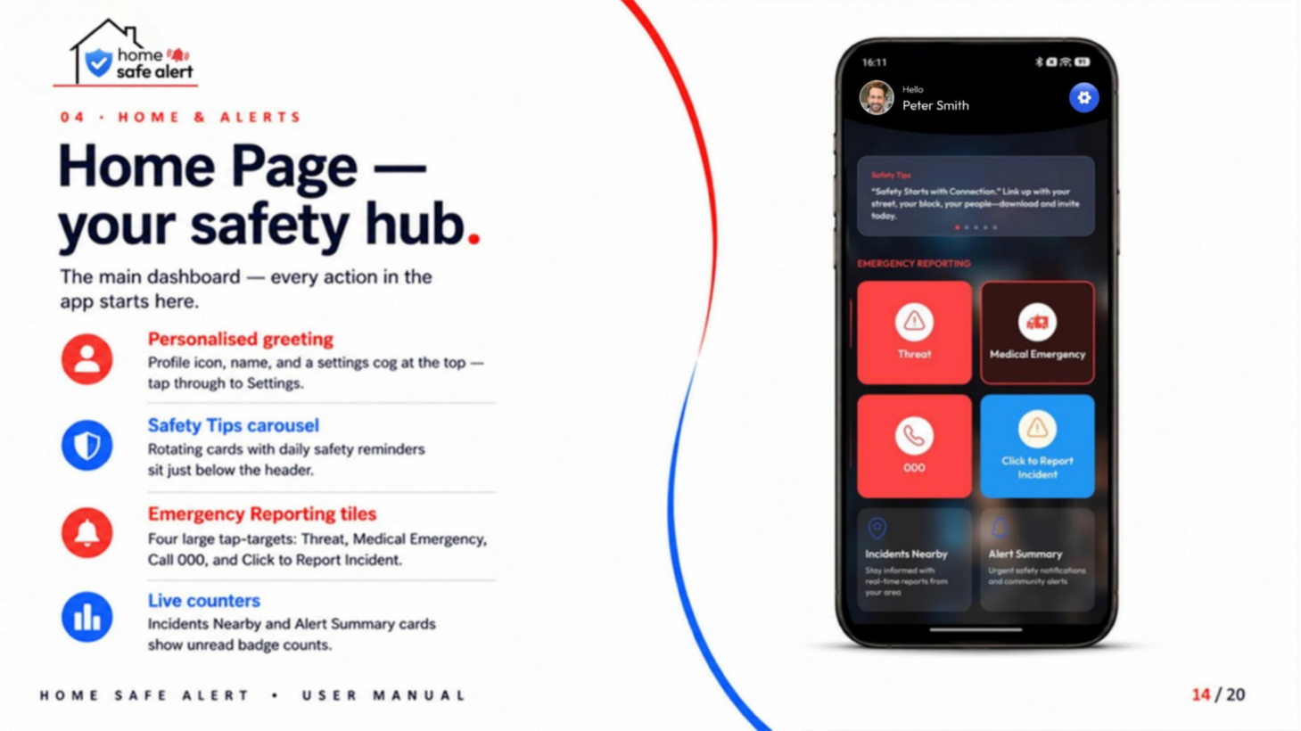 App walkthrough step 14