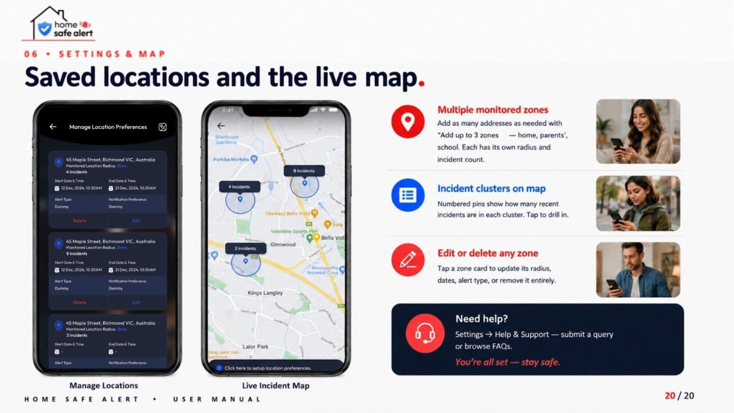 App walkthrough step 20